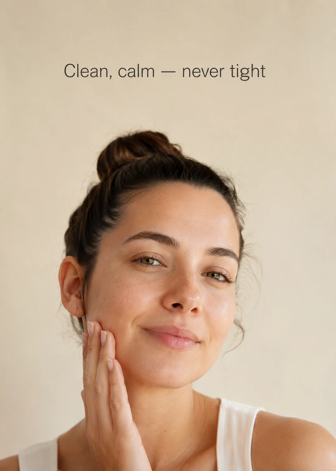 Clean, comfortable skin — never tight or stripped