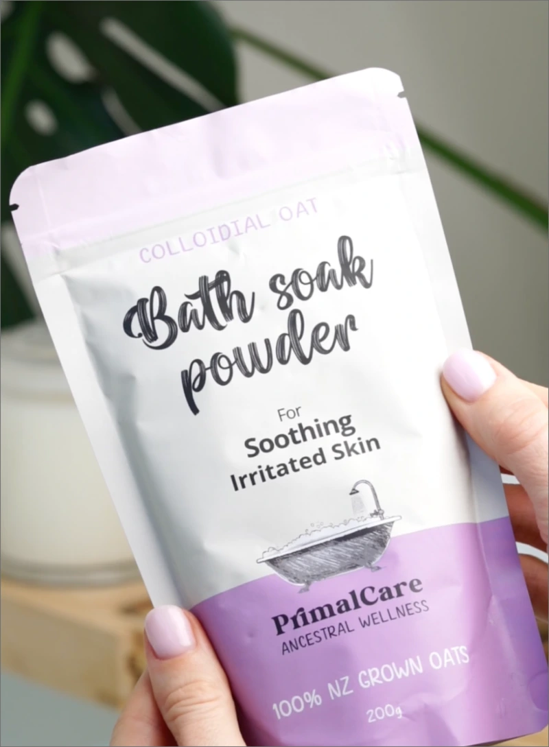 Colloidal oat bath soak