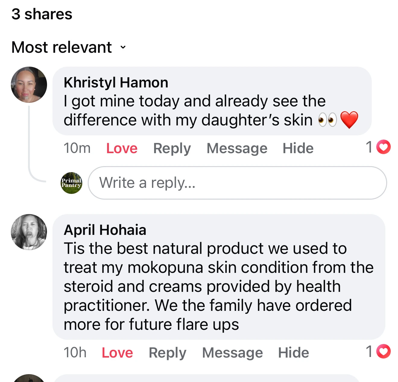 Customer review