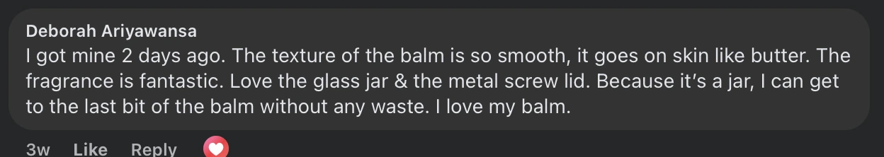 Customer review
