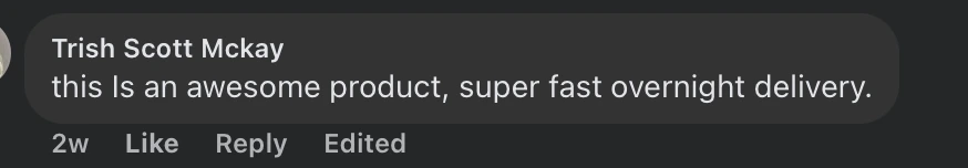 Customer review