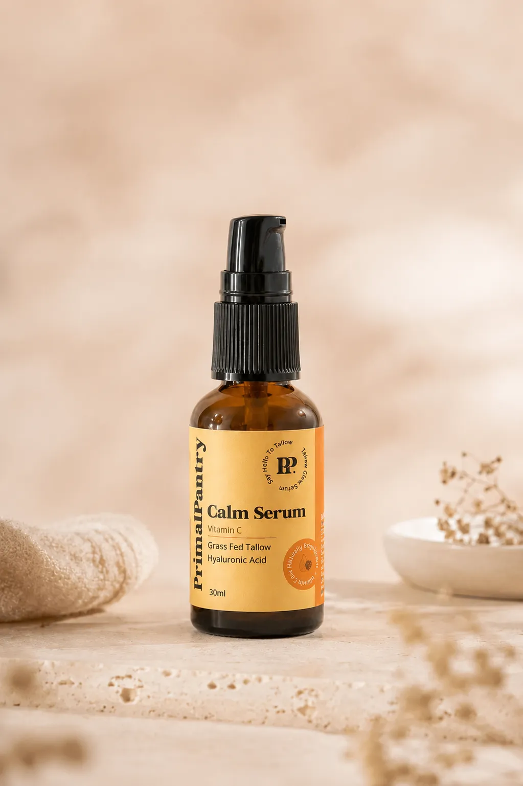 Tallow Calm Serum — gentle daily calm serum for sensitive skin